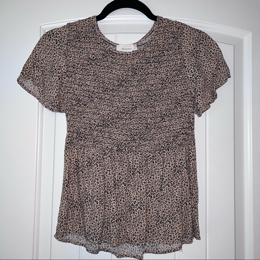 Cheetah print top